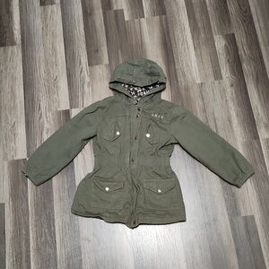 DKNY Jacket  Size Medium  8/10 Army Green Color